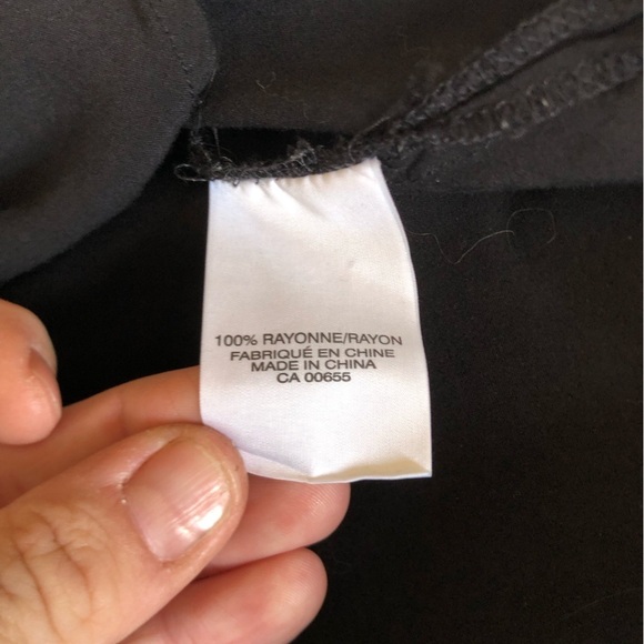 Smart Set Black Button-Up Blouse - Picture 12 of 13